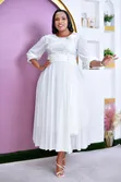 Gauni la Chiffon na Mkanda - Jipya Kabisa - 3