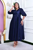 Gauni la Chiffon na Mkanda - Jipya Kabisa - 4