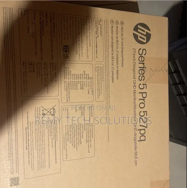 HP Series 5 527pq 27-inch QHD Monitor - 1
