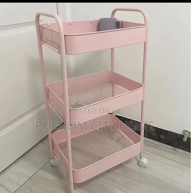 Multifunctional Movable Storage Trolley - 1