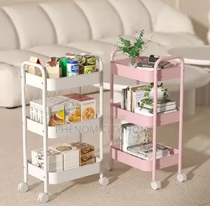 Multifunctional Movable Storage Trolley