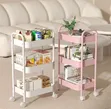 Multifunctional Movable Storage Trolley - 2