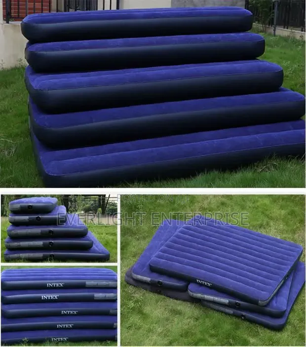 INTEX Inflatable Mattress with Hand Pump - 1