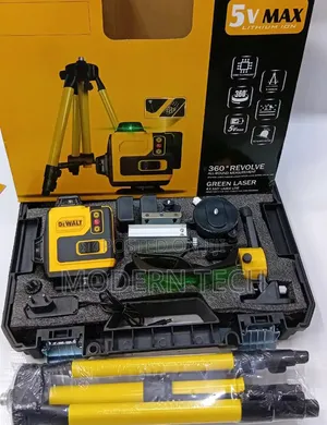 DeWalt 3x360 Green Beam Laser Level | 20V Cordless