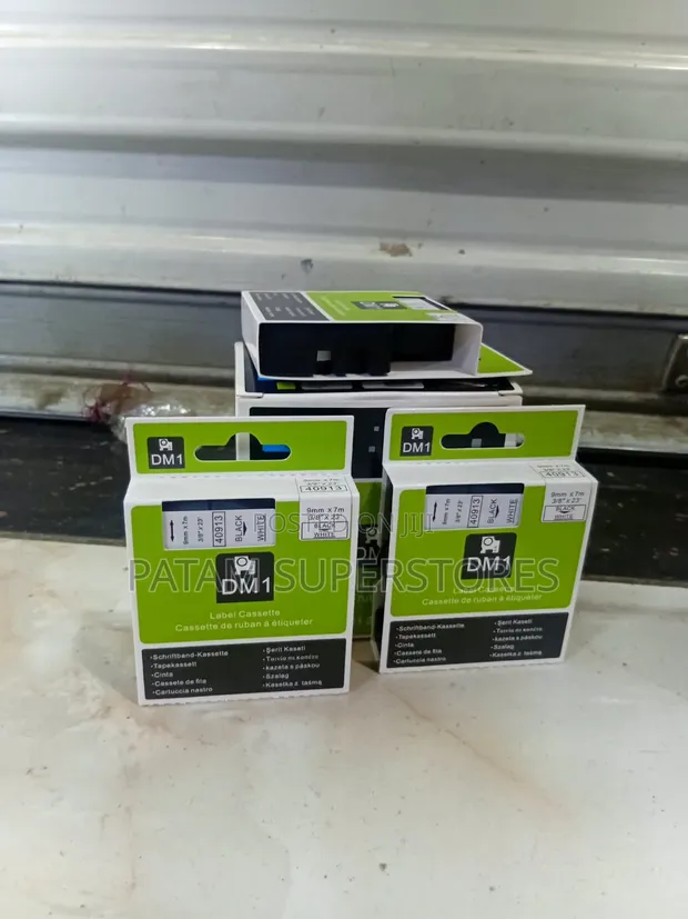 Dymo 9mm Laminated Label Cassette Tape - 1