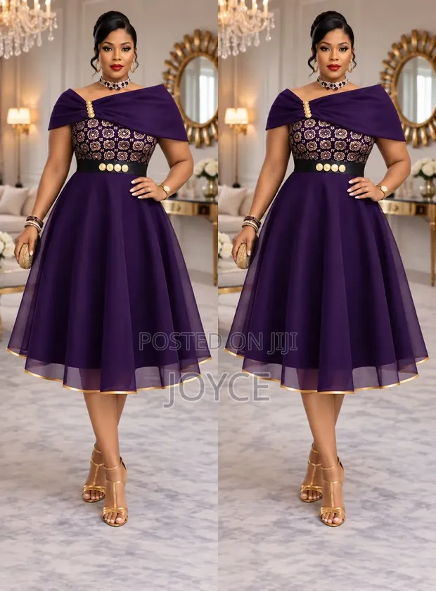 Net Skater Dress - Mpya Kabisa - 1