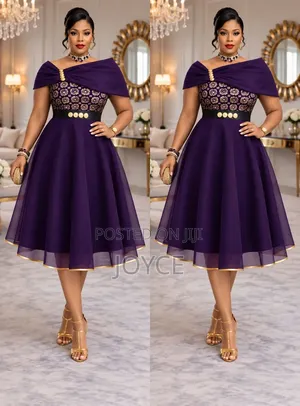 Net Skater Dress - Mpya Kabisa
