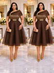 Net Skater Dress - Mpya Kabisa - 2