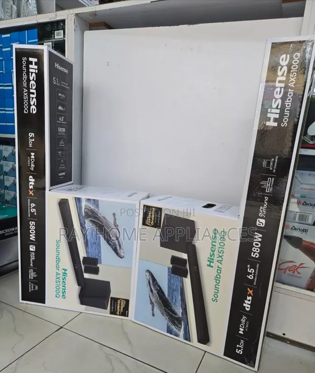 Hisense 580W Soundbar with Dolby Atmos - 1