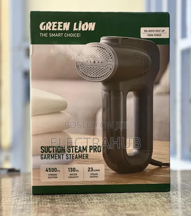 Green Lion Suction Steam Pro Garment Steamer - Brand New - 1
