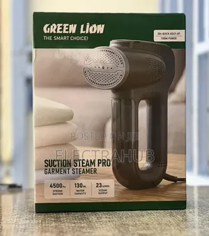 Green Lion Suction Steam Pro Garment Steamer - Mpya Kabisa