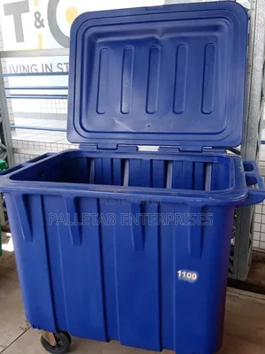 1100L Heavy Duty Waste Bin with Wheels