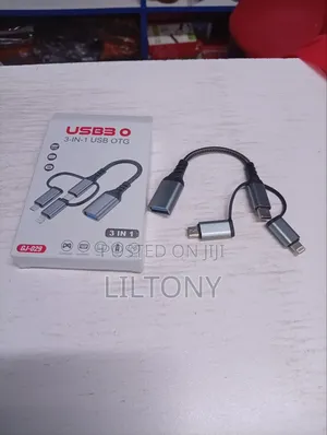Adapta ya USB OTG kwa Type-C, iPhone, Micro USB