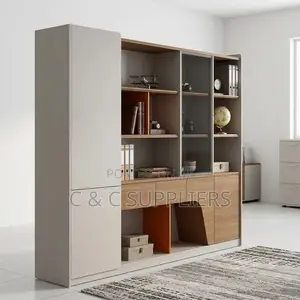 Executive Storage Unit - Brown Wood