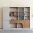 Executive Storage Unit - Brown Wood - 2