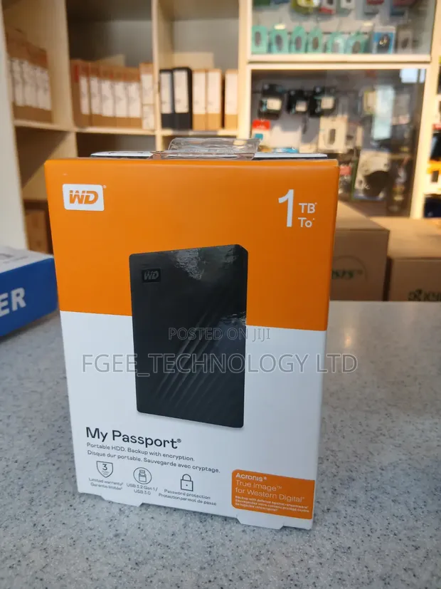WD My Passport 1TB HDD Nje - 1