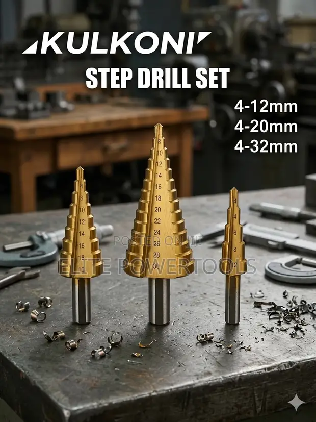 Kulkoni Professional Step Drill Bit Set - 1