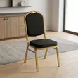 Kiti cha Mkutano Nyeusi cha Kitambaa - 3