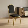 Kiti cha Mkutano Nyeusi cha Kitambaa - 5