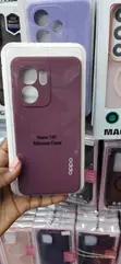 Kesi ya Plum Purple Matte Silicone kwa Oppo Reno 13F - 1
