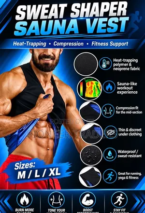 Sweat Shaper Sauna Vest (Wanaume na Wanawake)