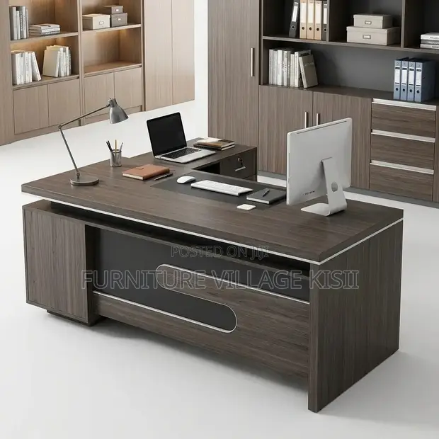 1800mm High-End L-Shaped Executive Office Desk - 1