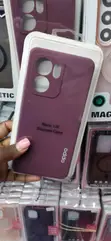 Kava ya Silicone Nyeusi/Maroon kwa Oppo Reno 13F - 2