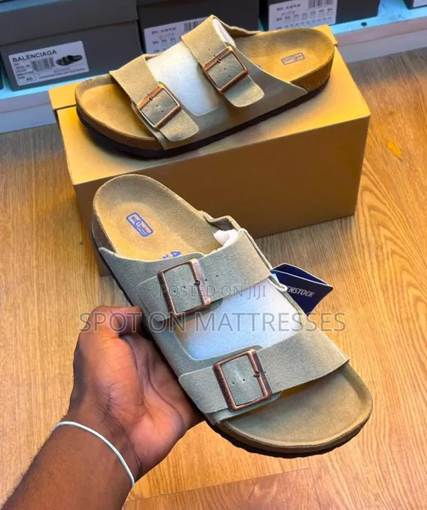Men's Double-Buckle Sandals - Sizes 40-45 - 1