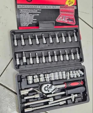 46 Piece Portable Socket Wrench Set