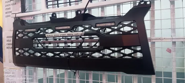 Toyota HiAce 7L 2014 Aftermarket Grille with LED Lights - 1