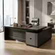 1.8m L-Shaped Corner Desk - Kahawia - 2