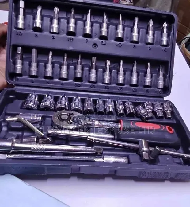 Brand New 46 Piece Socket Wrench Set - 1