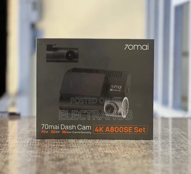 70mai A800SE 4K Dash Cam Set - Mpya Kabisa - 1
