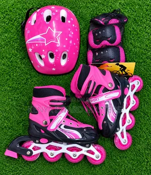 Pink Roller Skates (Mpya Kabisa)