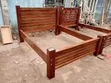 Queen Size Mahogany Bed - 1