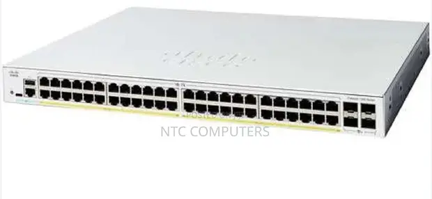 Cisco C1300-48P-4X 48-Port Gigabit PoE+ Layer 2 Switch - 1