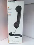 Porodo Classic Retro Simu Handset na Type-C - Nyeusi - 1