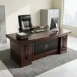 Kikao cha Ofisi cha Mahogany cha 1800mm cha Mtendaji - 2