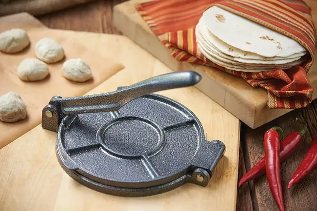 Aluminium Alloy Tortilla Press Chapati Roller - 1