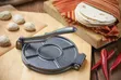 Aluminium Alloy Tortilla Press Chapati Roller - 1