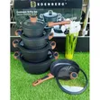 10-Piece Edenberg Premium Non-Stick Cooking Pot Set - 2