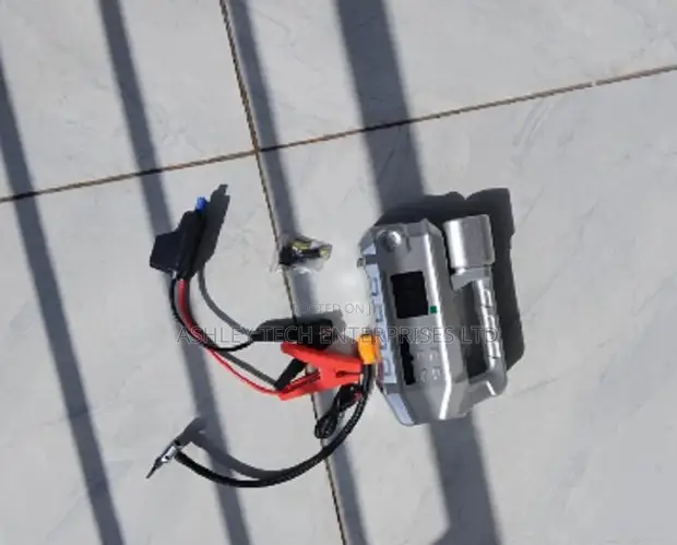 Emergency Car Jump Starter with Air Pump & Flashlight - 1