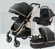 Comfort & Hugs 3-in-1 Baby Travel System - Grey/Black - 1