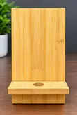 Natural Bamboo Phone Stand - 2