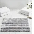 Luxury Plush Striped Bathmat - Laini na Inanyonya - 2