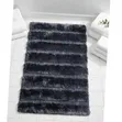 Luxury Plush Striped Bathmat - Laini na Inanyonya - 3