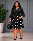 Senori Polka Dots Dress - 3