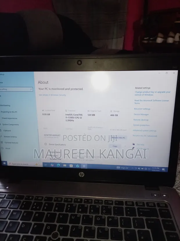 HP EliteBook 840 G2 Laptop - Intel Core i5, 640GB HDD - 1