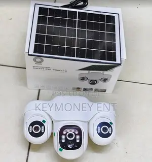 4G Solar Triple Lens PTZ Camera with 360 Rotation