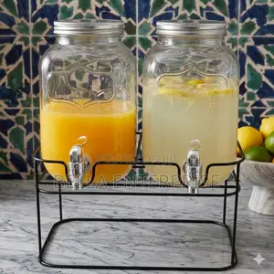 8 Litre 2-in-1 Double Glass Juice Dispenser